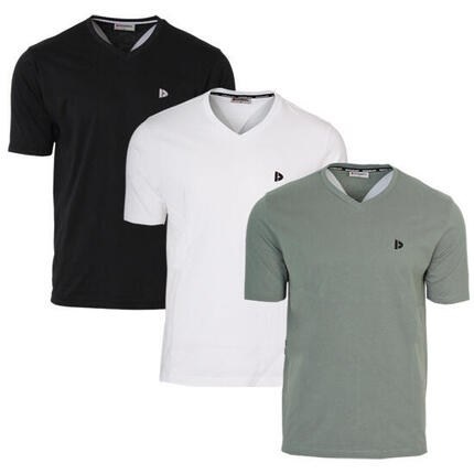 T-shirt homme Berno col V 100 % coton