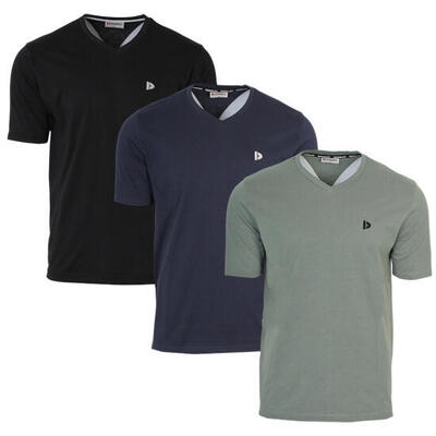 Heren t-shirt berno v-neck hals 100% katoen