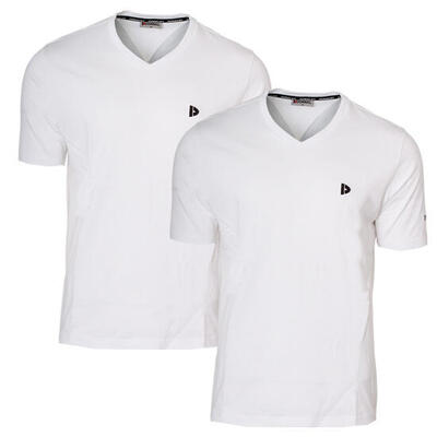Heren t-shirt berno v-neck hals 100% katoen