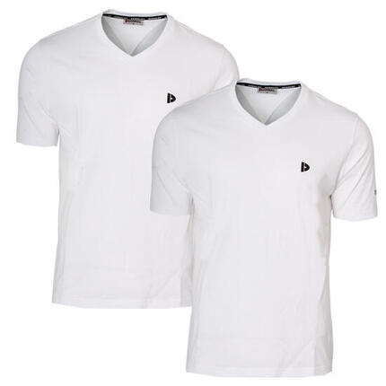 T-shirt homme Berno col V 100 % coton