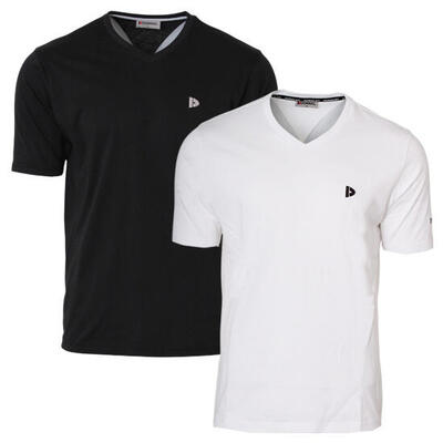 Heren t-shirt berno v-neck hals 100% katoen