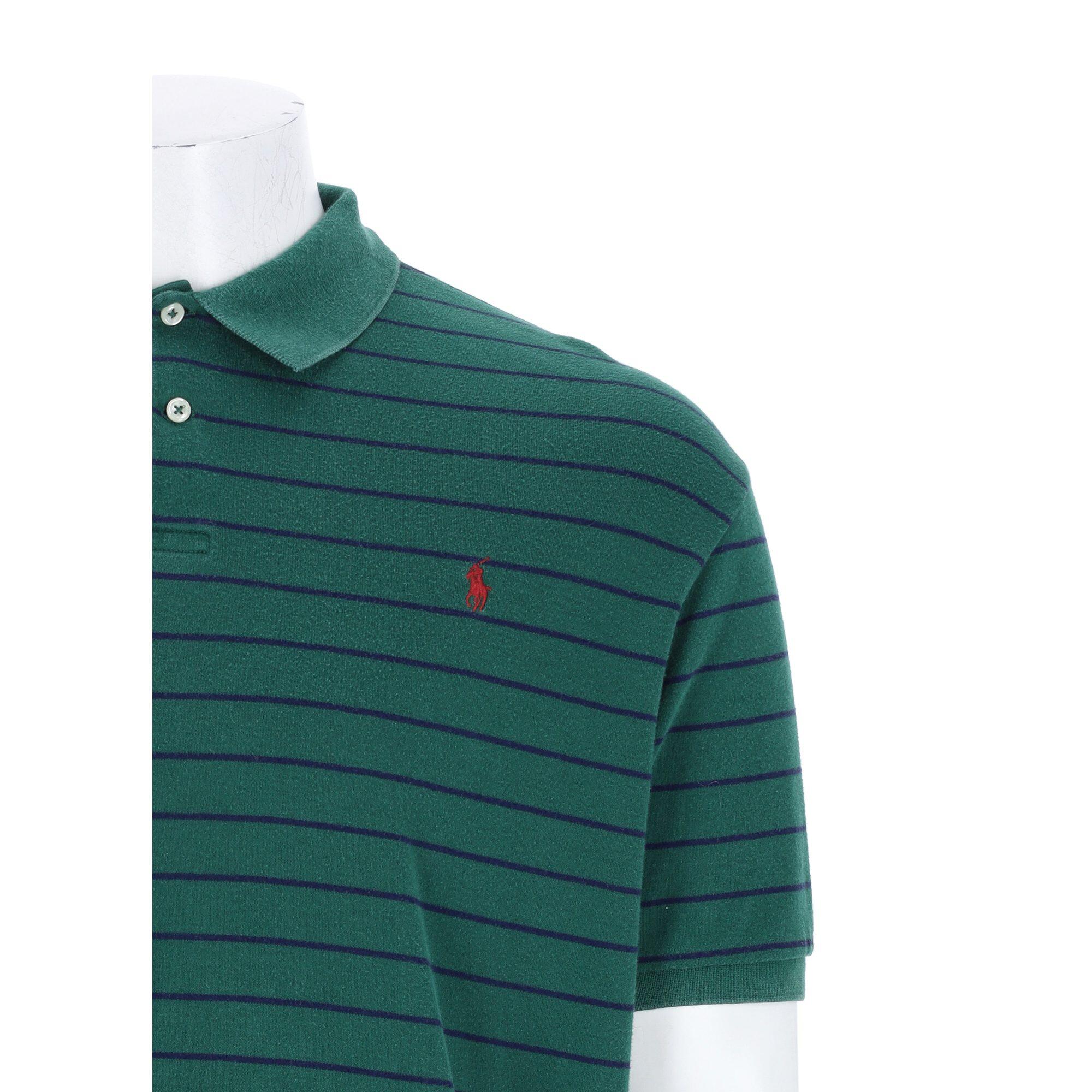 Second hand - Polo maniche corte uomo verde Ralph Lauren - Stato molto buono 6/7