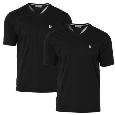 Heren t-shirt berno v-neck hals 100% katoen
