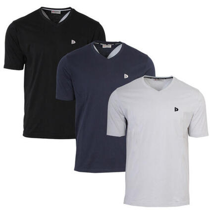 T-shirt homme Berno col V 100 % coton