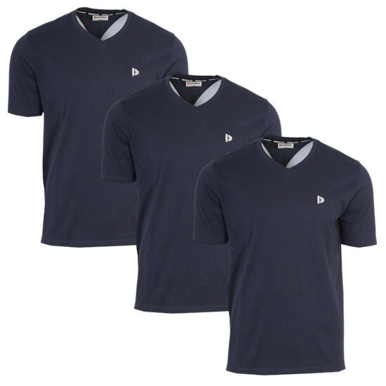 T-shirt homme Berno col V 100 % coton