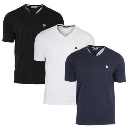 T-shirt homme Berno col V 100 % coton