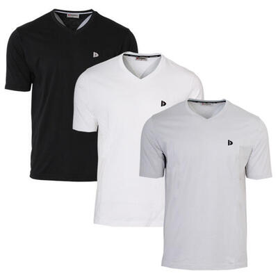 Heren t-shirt berno v-neck hals 100% katoen