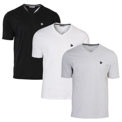 T-shirt homme Berno col V 100 % coton