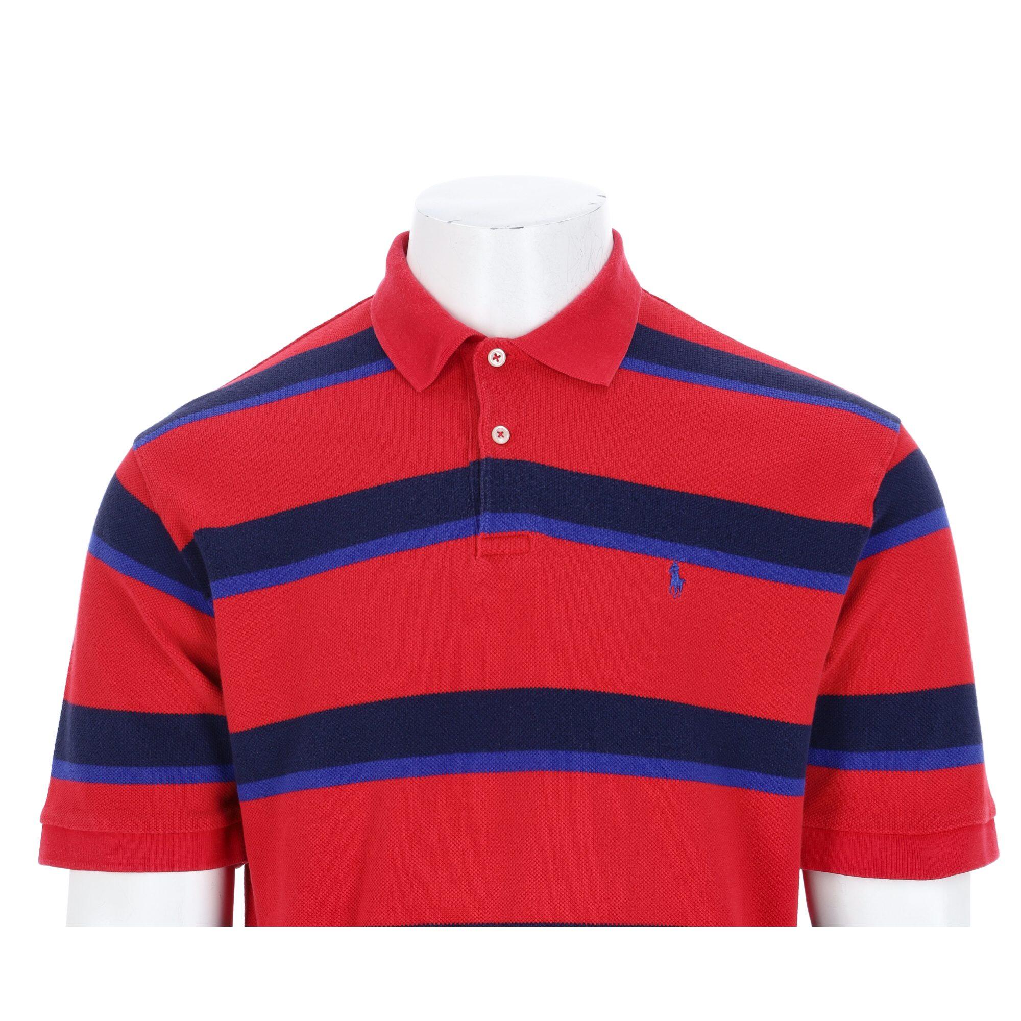 Second hand - Polo uomo maniche corte rosso - Stato eccellente 5/7