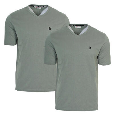 Heren t-shirt berno v-neck hals 100% katoen