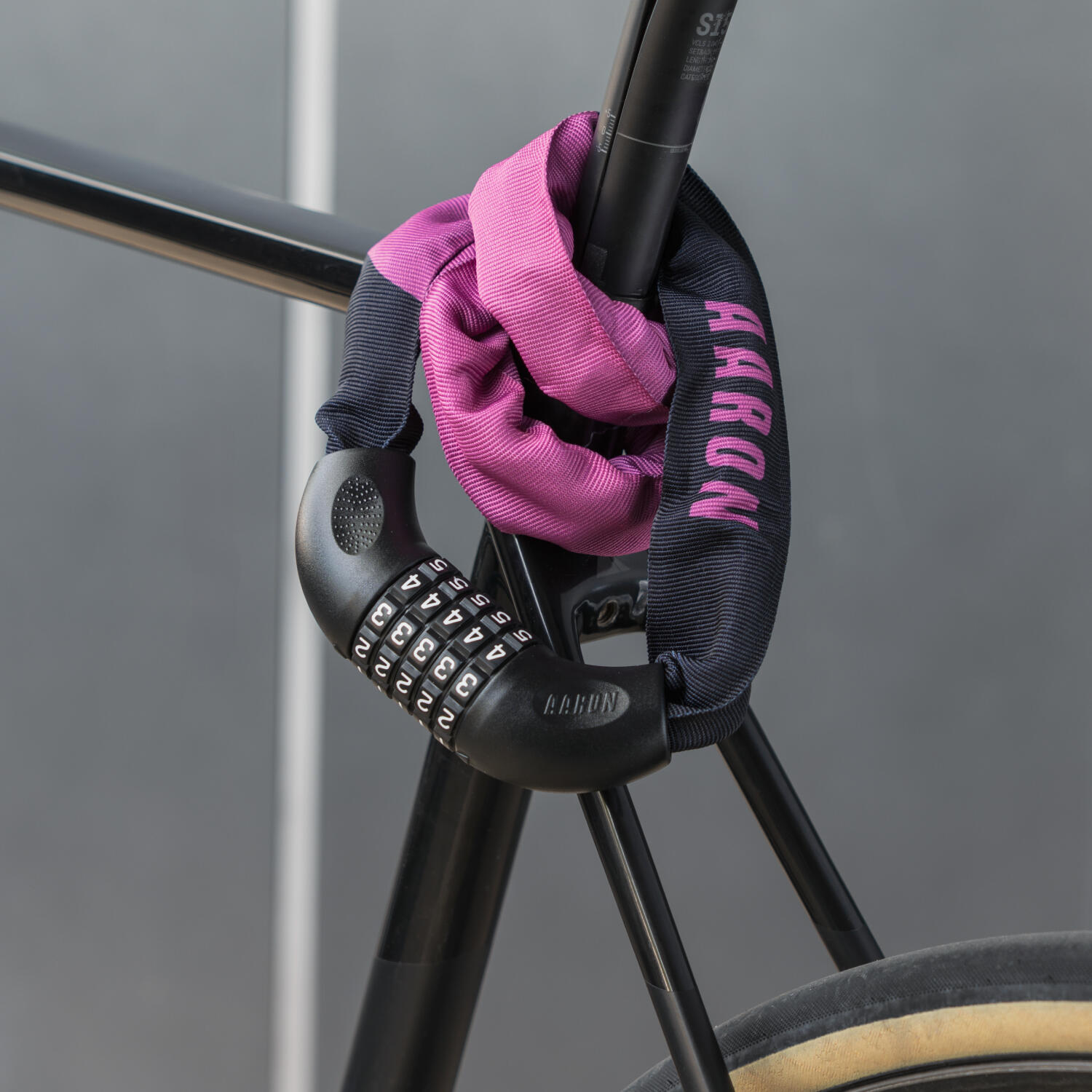 Lock One Fahrradschloss mit 5-stelligem Zahlencode - Berry 6/7