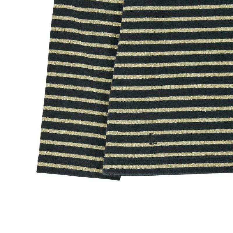 Pulover negru cu efect metalic pentru femei