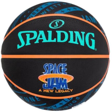 Spalding Space Jam Tune Squad Roster Ball Basketbal, zwart