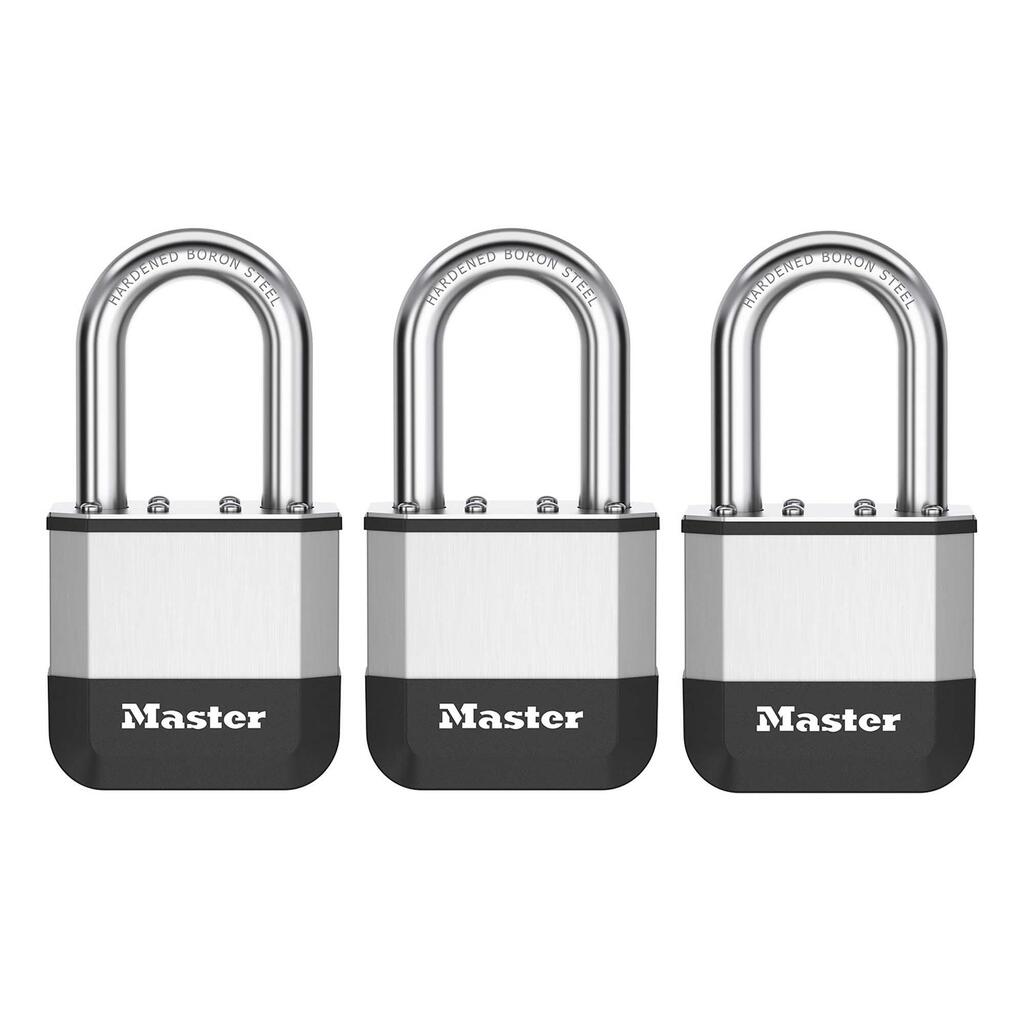 EliteTM 52mm laminated padlock - 38 mm hardened boron steel long shackle