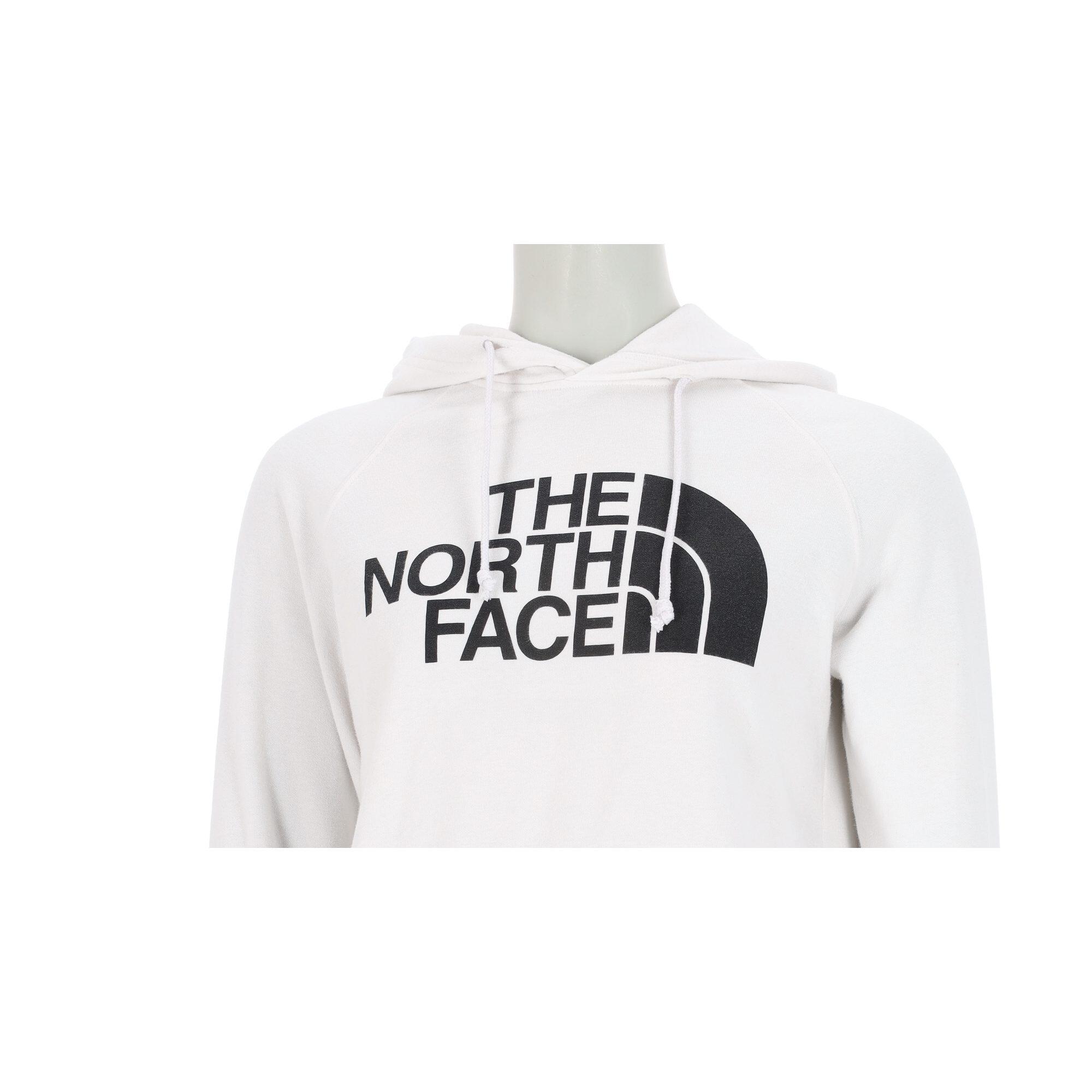 Second hand - Felpa con cappuccio The North Face bianca - Stato molto buono 6/7