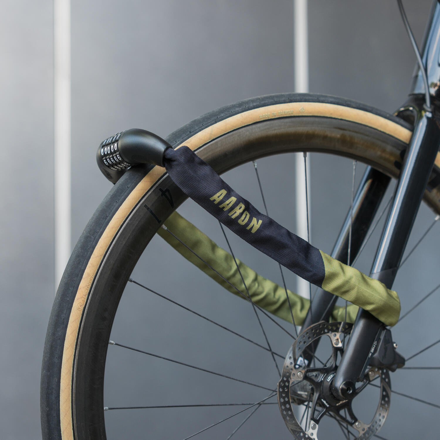 Lock One Fahrradschloss mit 5-stelligem Zahlencode - Olivgrün 7/7