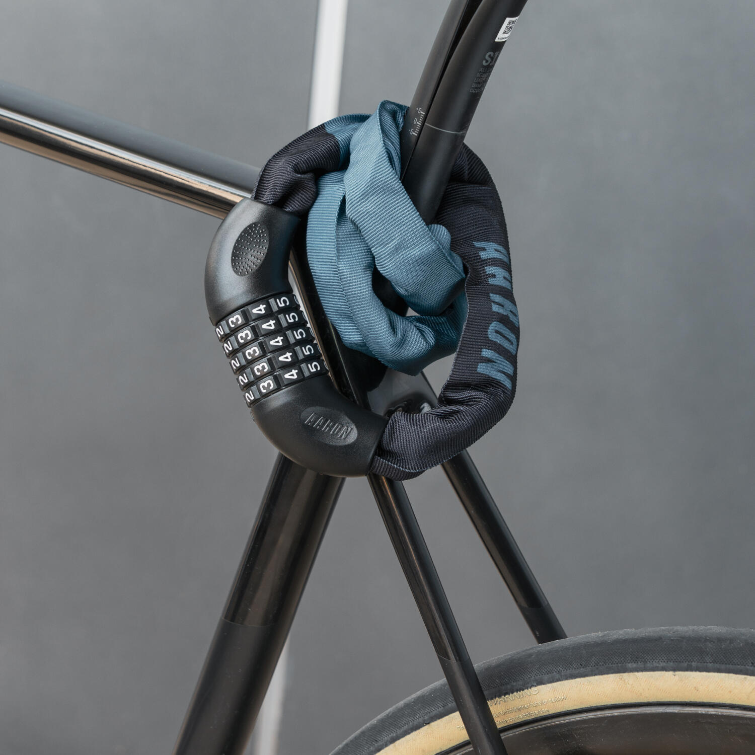 Lock One Fahrradschloss mit 5-stelligem Zahlencode - Graublau II 6/7