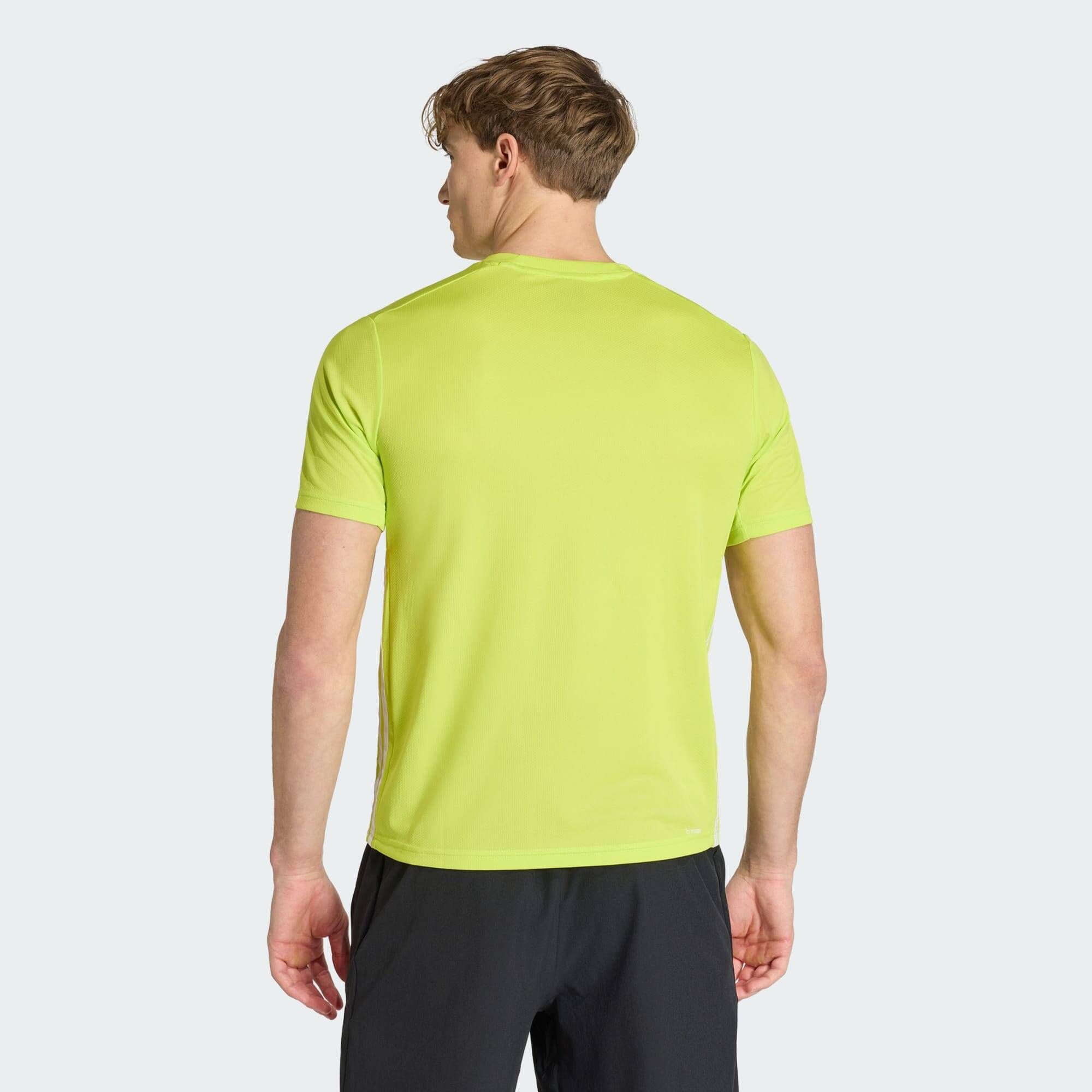 Adidas WE BAS 3S T Men Training T-Shirts Yellow -  3