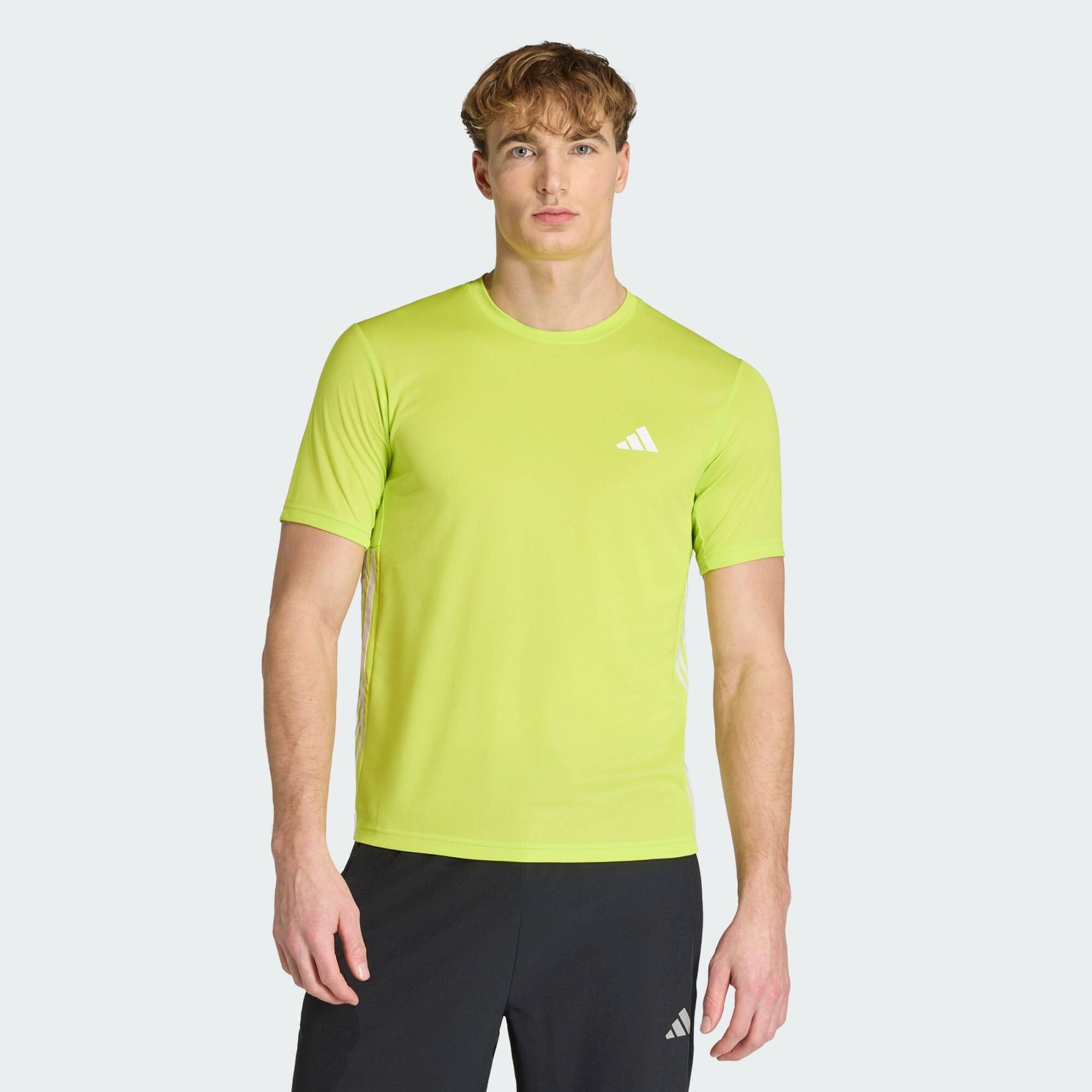 Adidas WE BAS 3S T Men Training T-Shirts Yellow -  2
