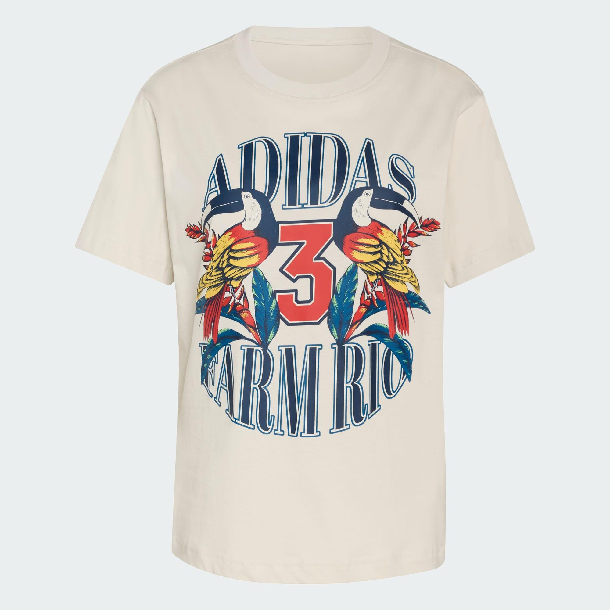 Adidas FARM GFX TEE Women Training T-Shirts Grey-image-11