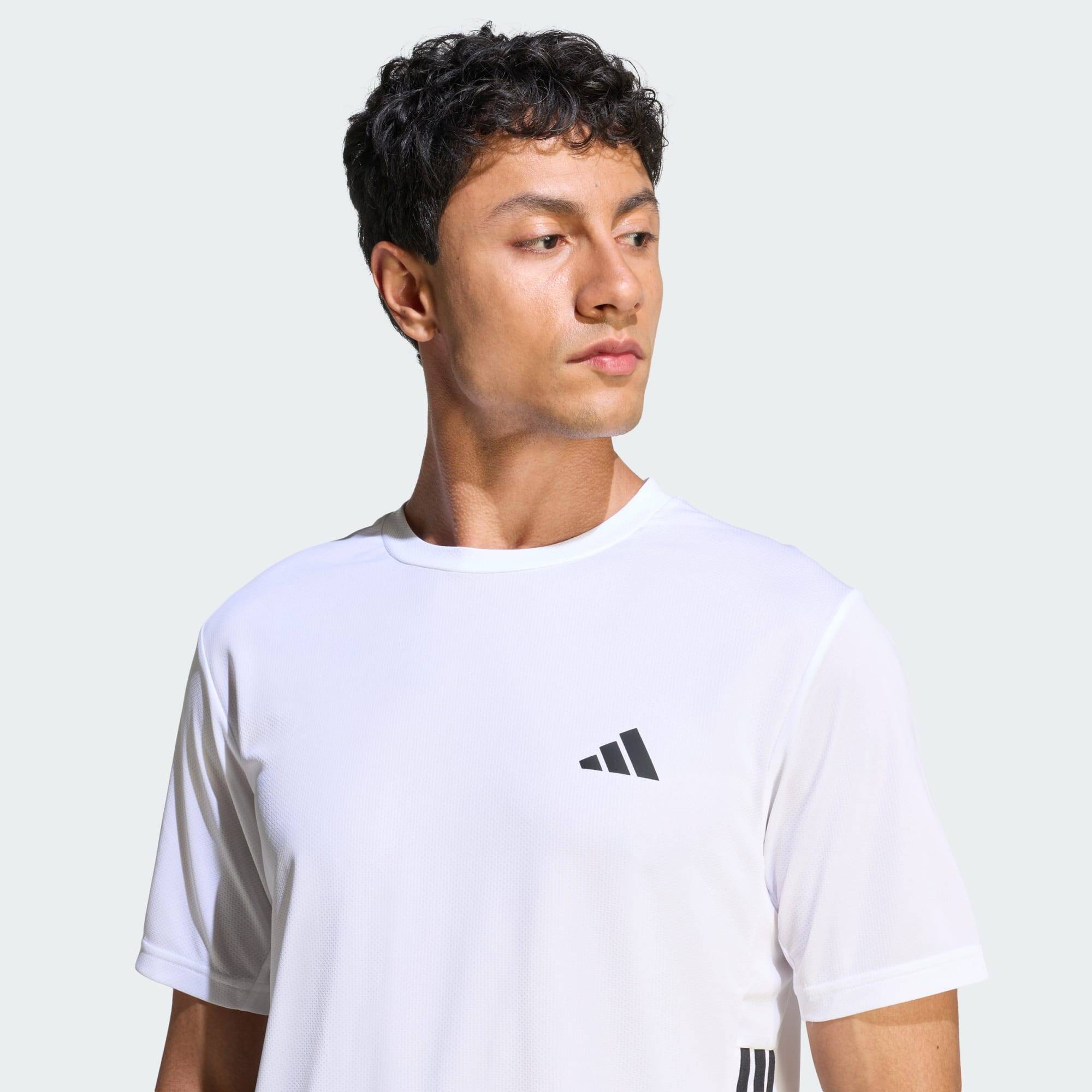 Adidas WE BAS 3S T Men Training T-Shirts White -  4