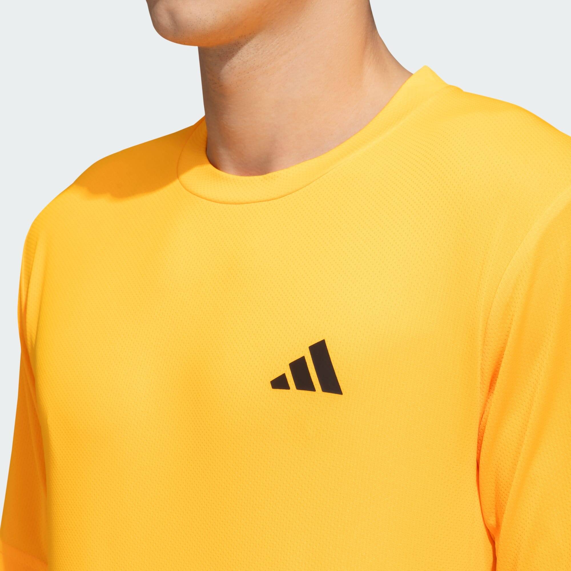 Adidas WE BAS 3S T Men Training T-Shirts Orange -  5