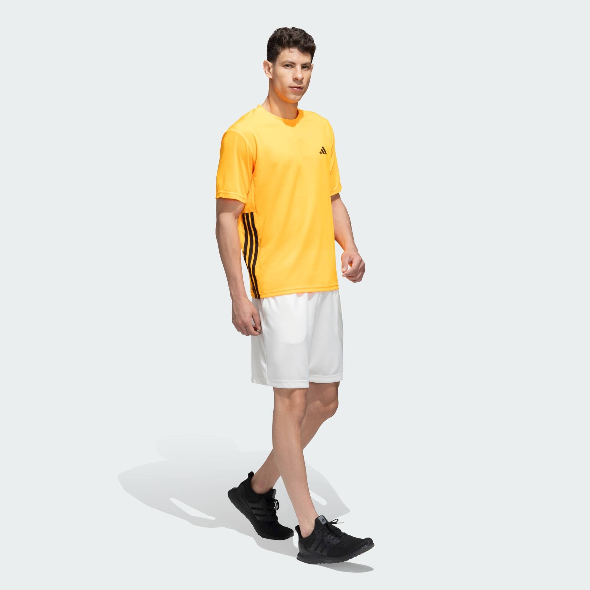 Adidas WE BAS 3S T Men Training T-Shirts Orange -  4