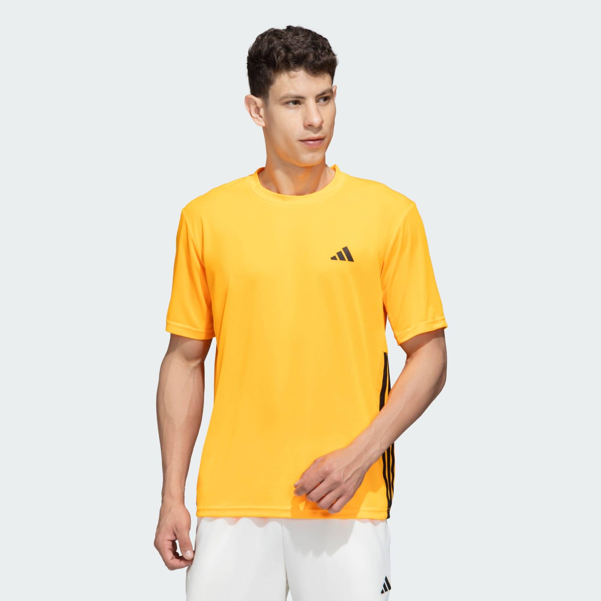 Adidas WE BAS 3S T Men Training T-Shirts Orange -  1
