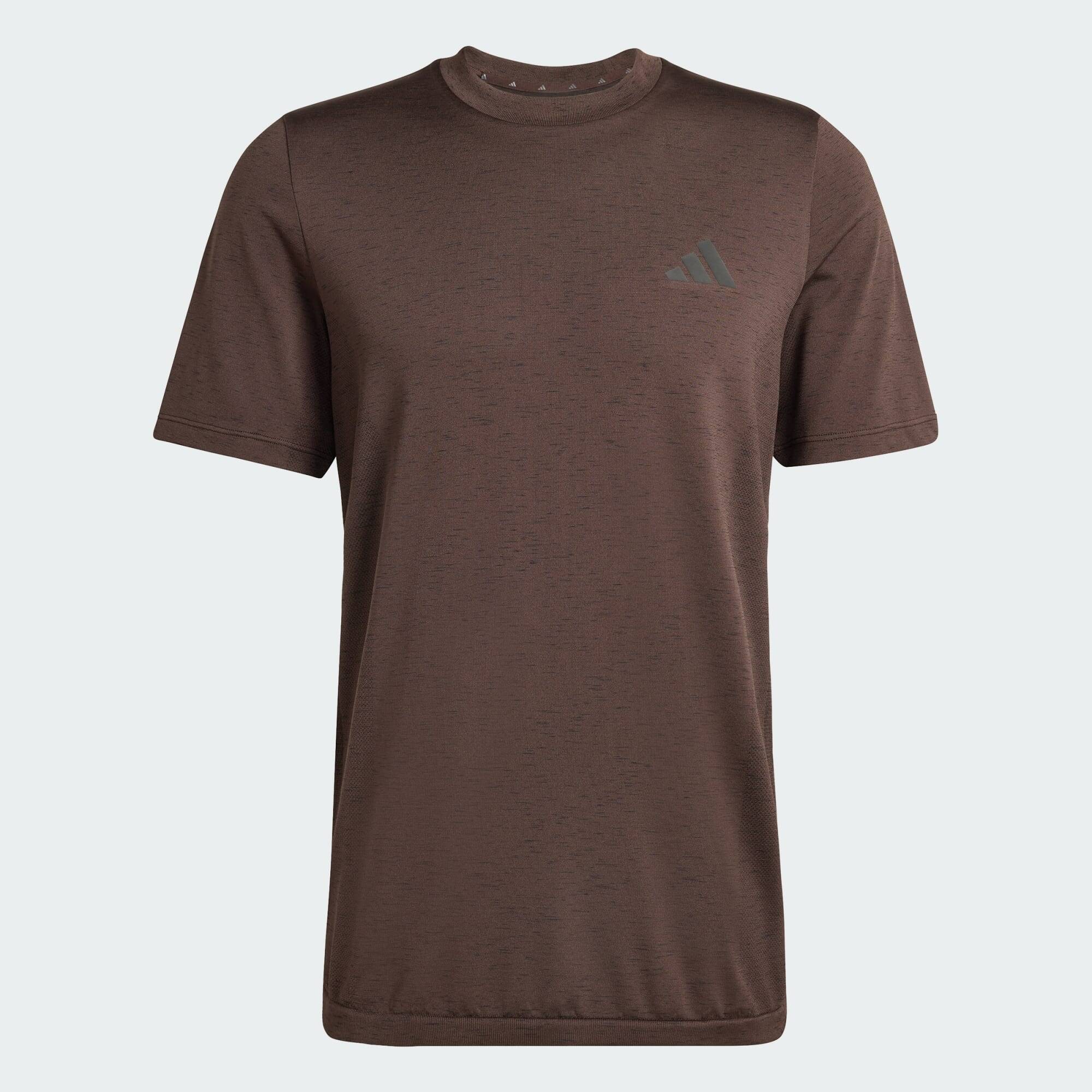 Adidas WE SEAML T Men Training T-Shirts Brown -  1