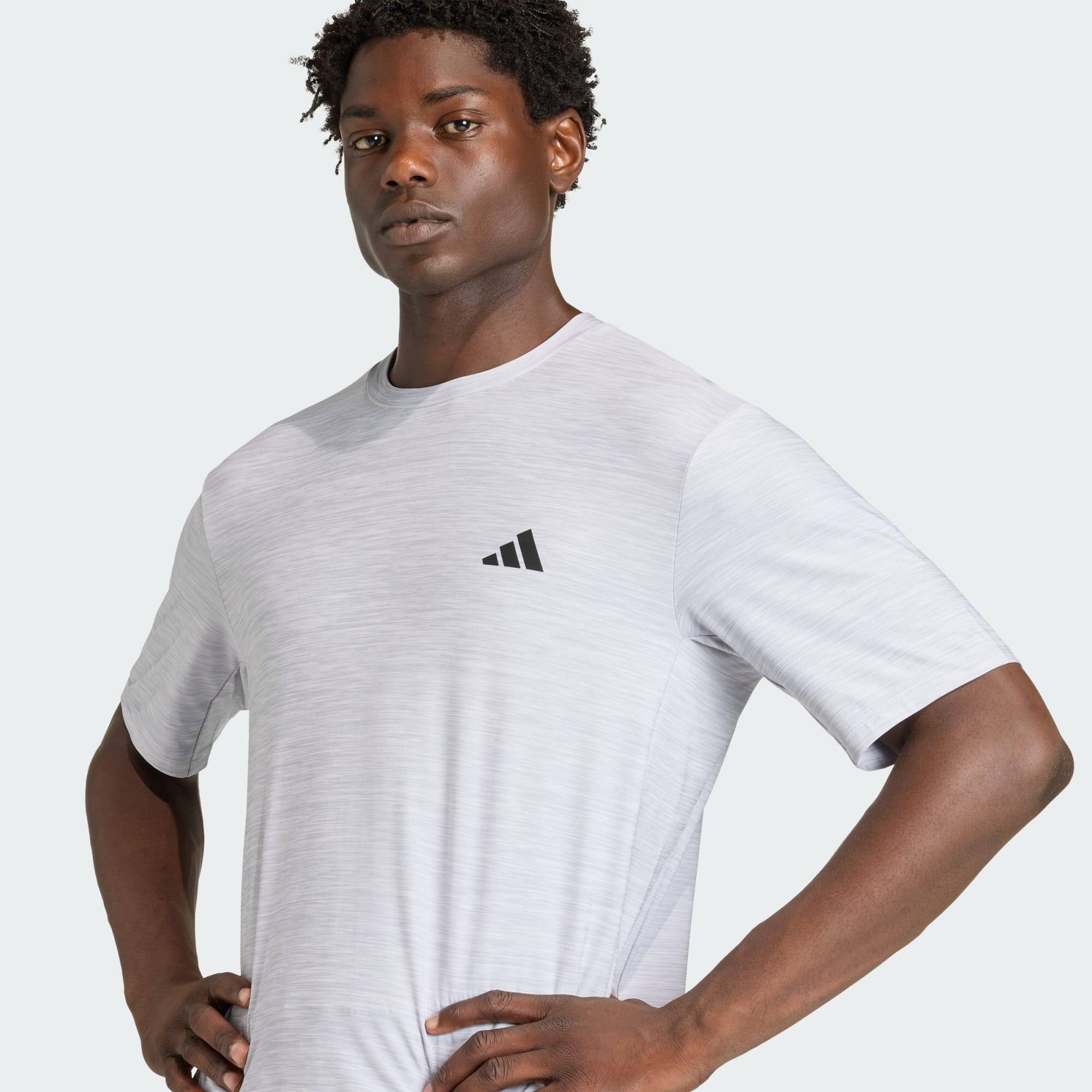 Adidas WE FLEX T Men Training T-Shirts Grey -  5
