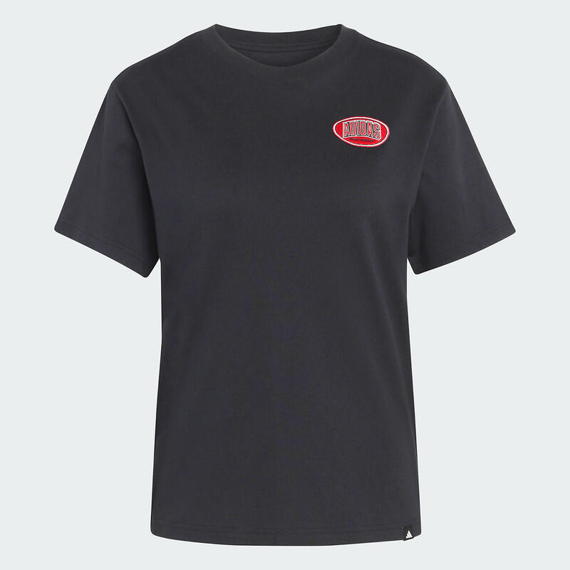 Adidas COLL TRIM T Women Not Sports Specific T-Shirts Black-picture-10
