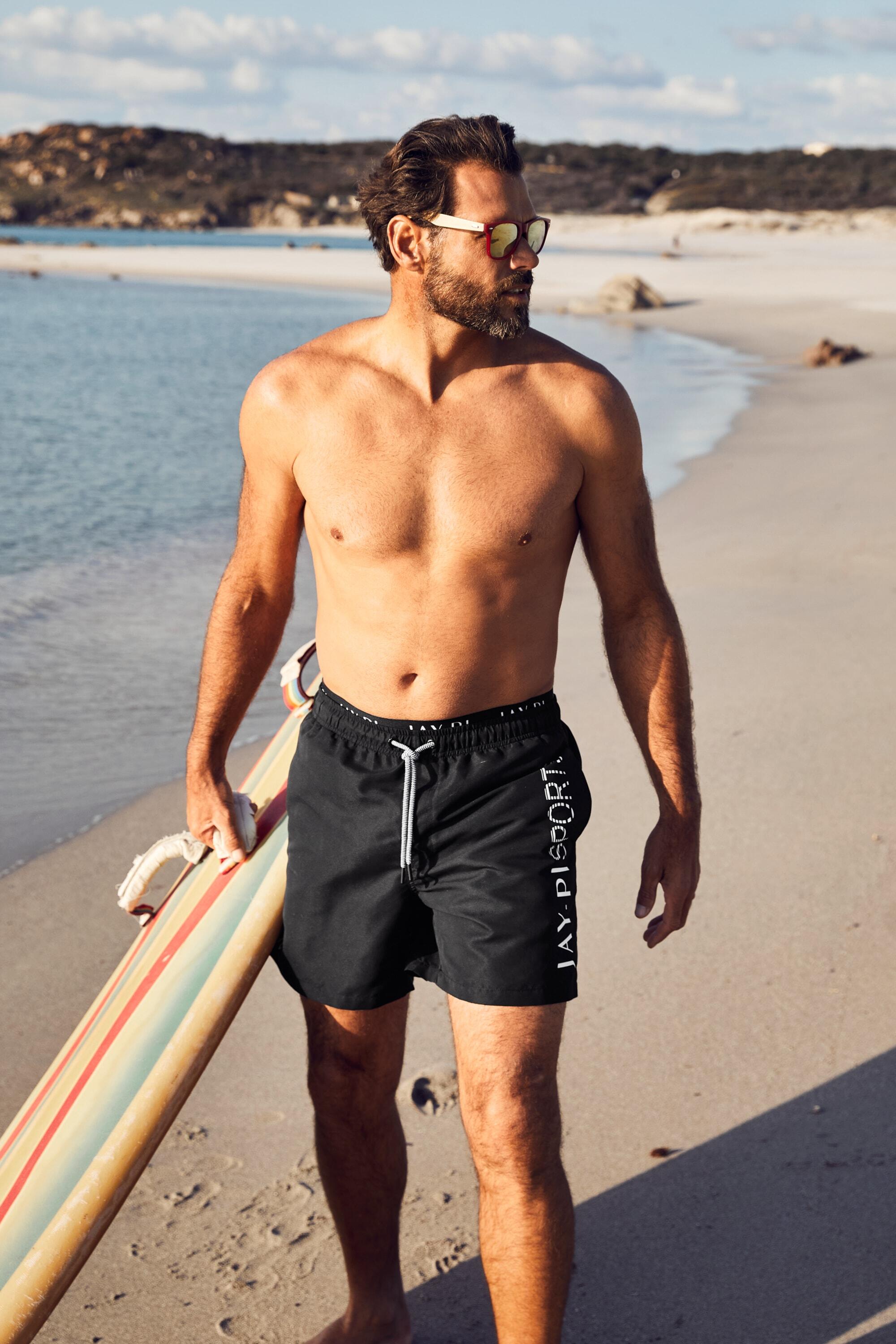 Hommes Short de bain collection Beachwear. Taille élastique 5/5