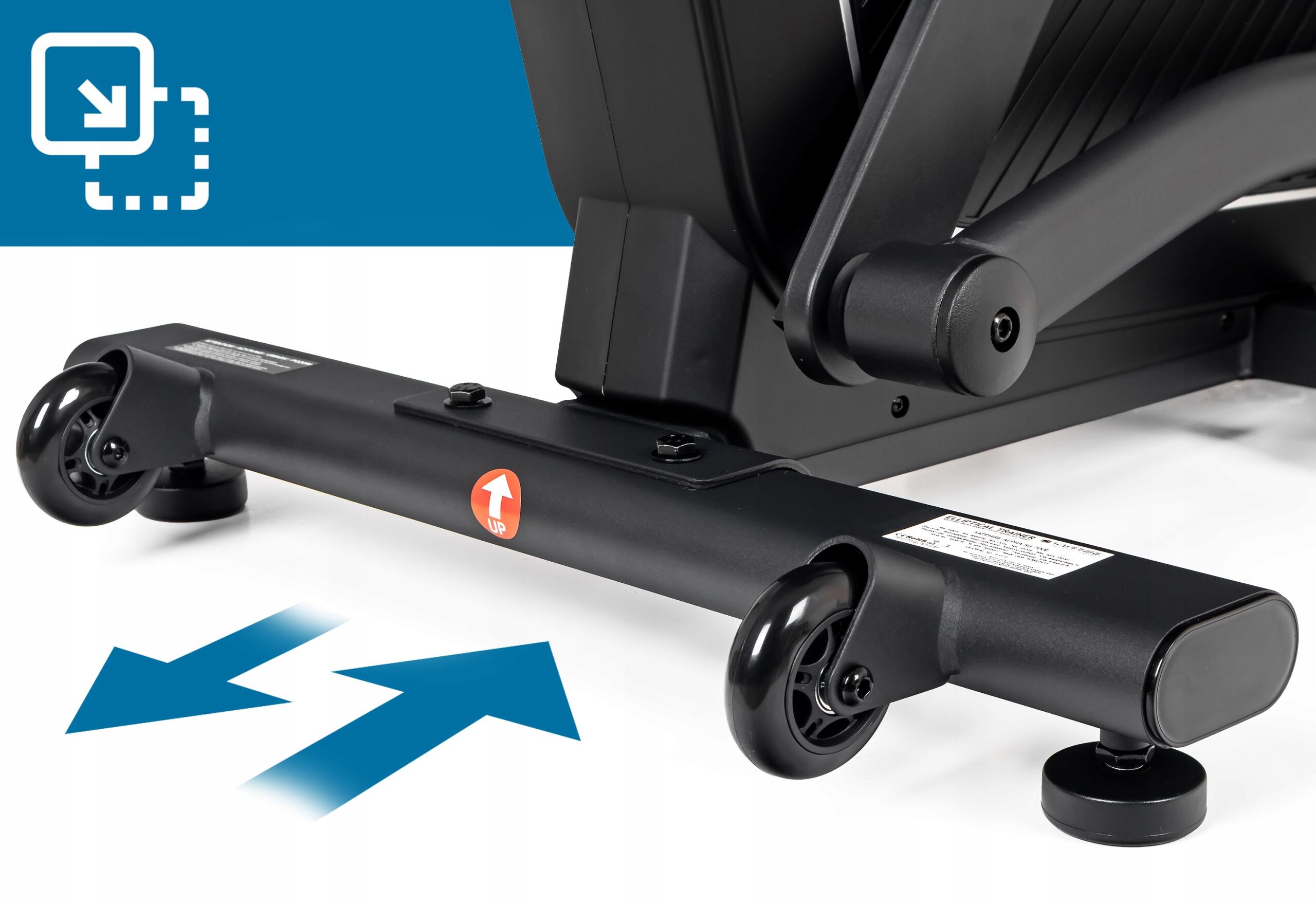 Trenażer eliptyczny magnetyczny Sapphire SG-700E Alpha Aplikacje Bluetooth 3/7