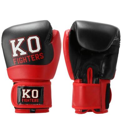 KO Fighters - Guantoni da (kick)boxing - Guantoni da boxe - Rosso