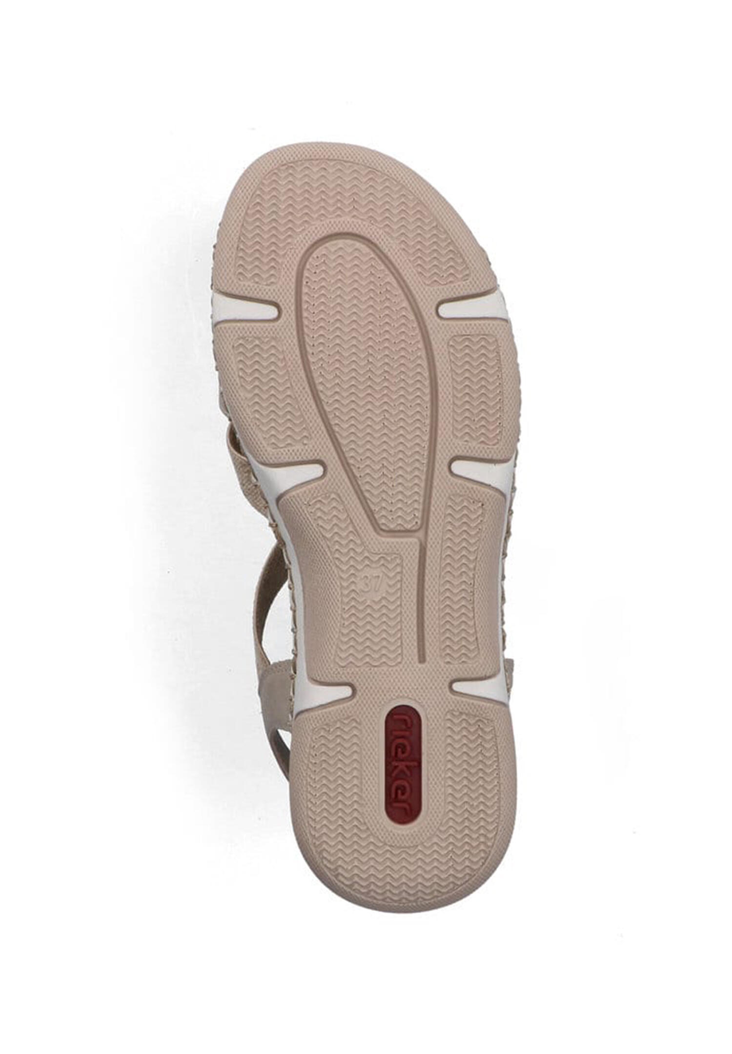 Rieker Damen Riemchensandalen 66201-62 Beige 4/5