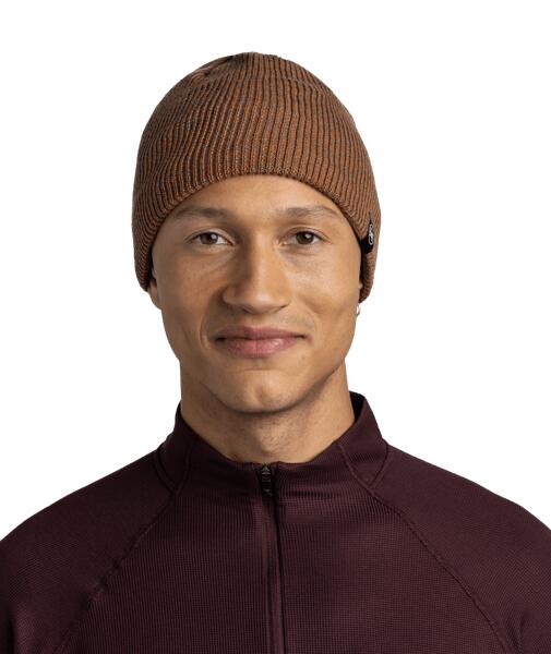 Gorro Knitted & Full Fleece Unisex Buff Marrón 3/7