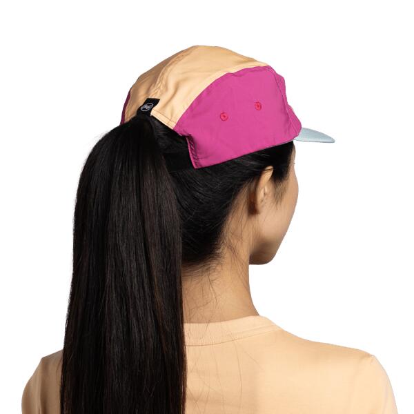 Gorra 5 Panel Go Unisex Buff Rosa 2/5