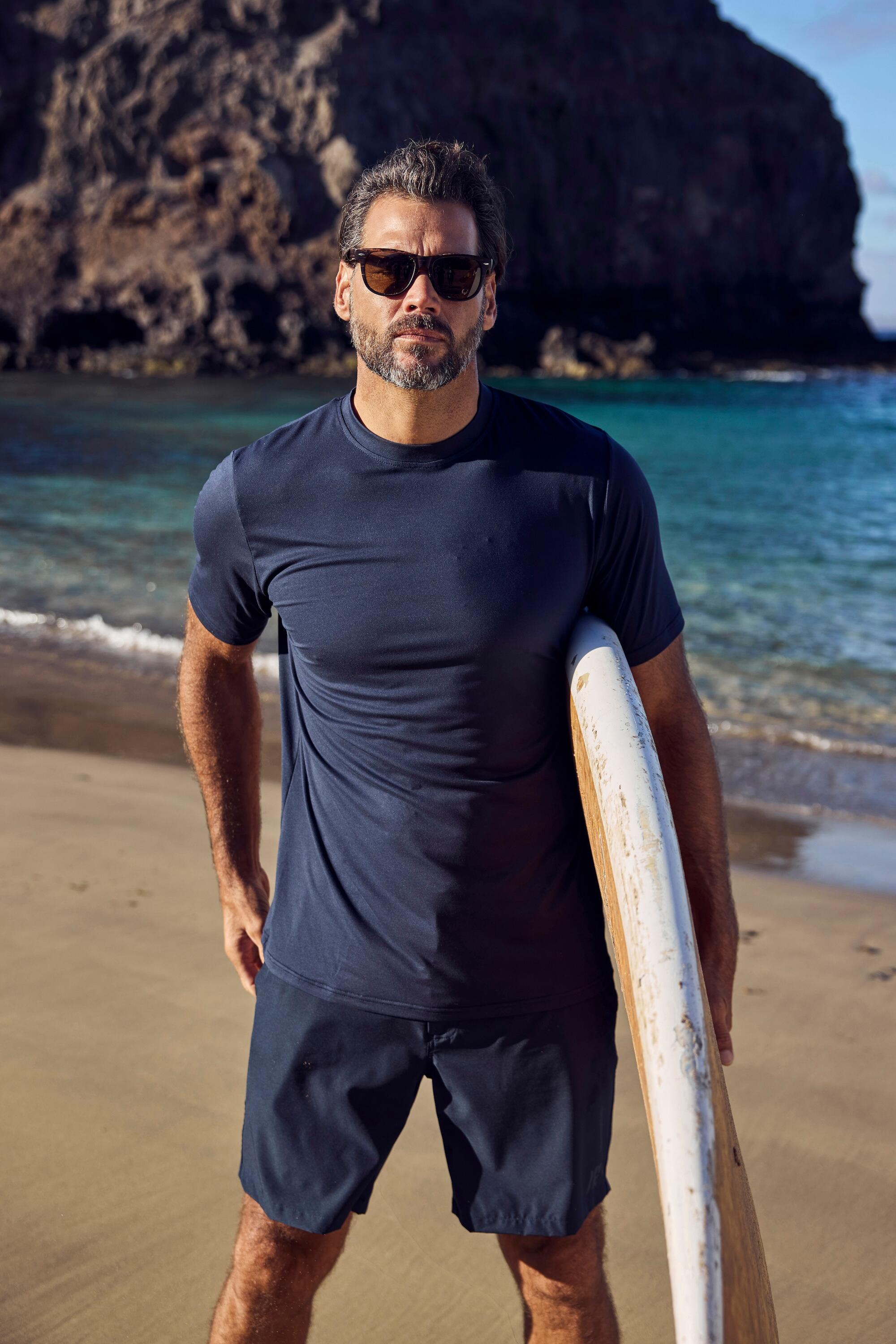 Hommes T-shirt à manches courtes col rond et protection UV 50+ 5/5