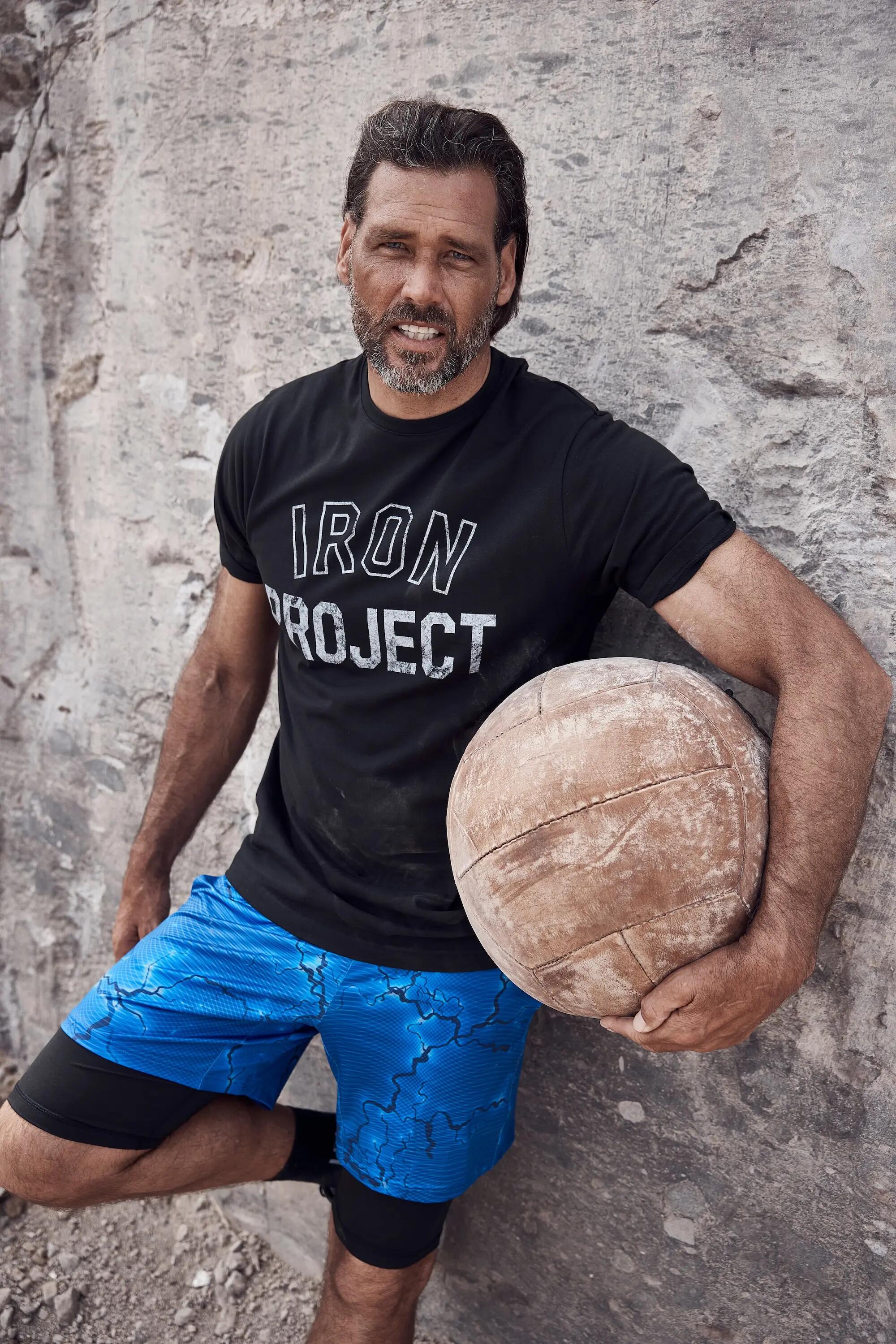 Heren T-shirt Iron Anvil fitness korte mouwen QuickDry 5/5