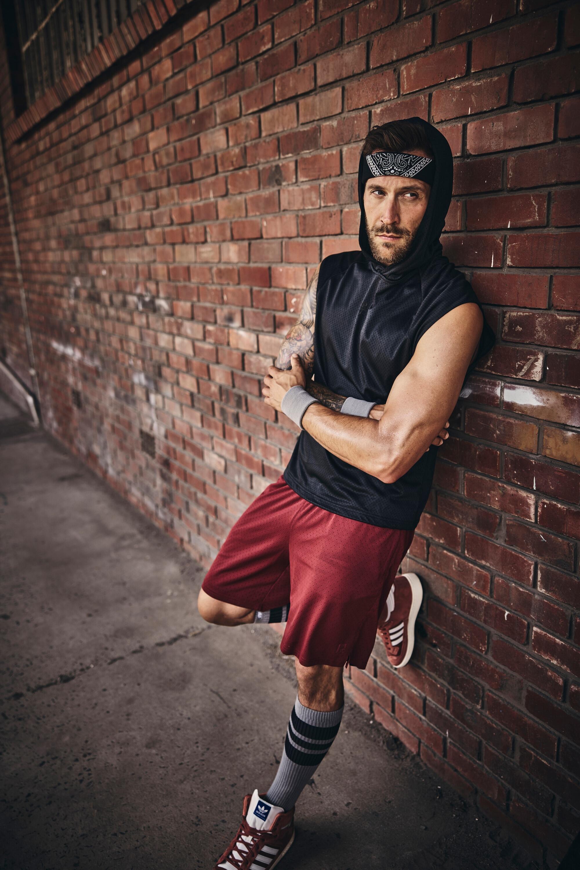 Hommes Sweat-shirt à capuche en mesh ventre confort et séchage QuickDry 7/7