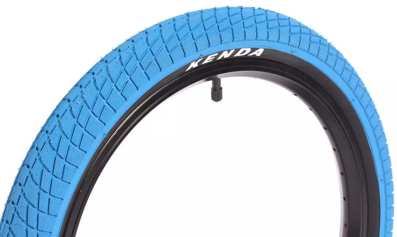 Zestaw opon BMX KENDA 18 cali x 2,25 cala + dętka AV 4/4