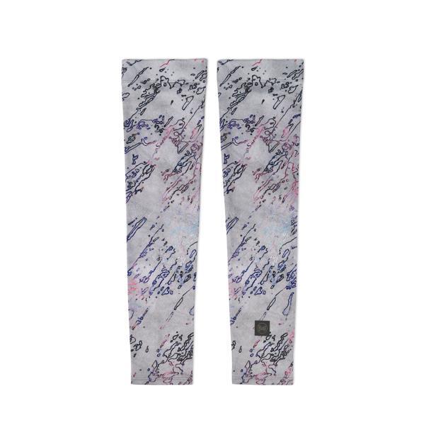 Manguitos ciclistas Unisex Buff Gris 3/5