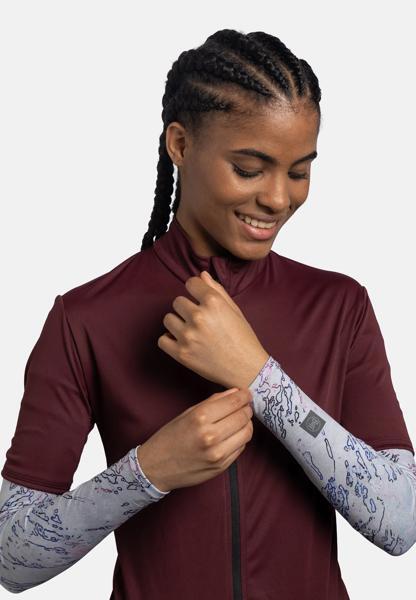 Manguitos ciclistas Unisex Buff Gris 4/5
