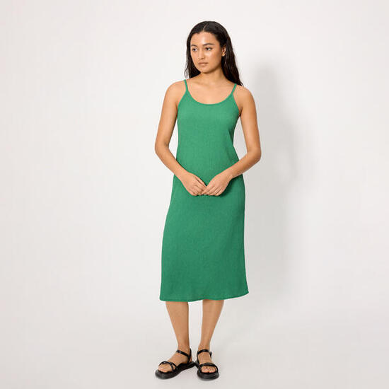 Vestido largo ligero verde