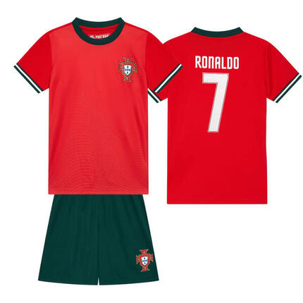 Cristiano Ronaldo Portugalia Koszulka piłkarska Domowa - CR7 - Dziecko
