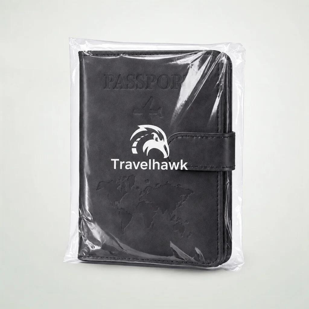 Paspoorthoesje RFID Travel Wallet Zwart 3/6