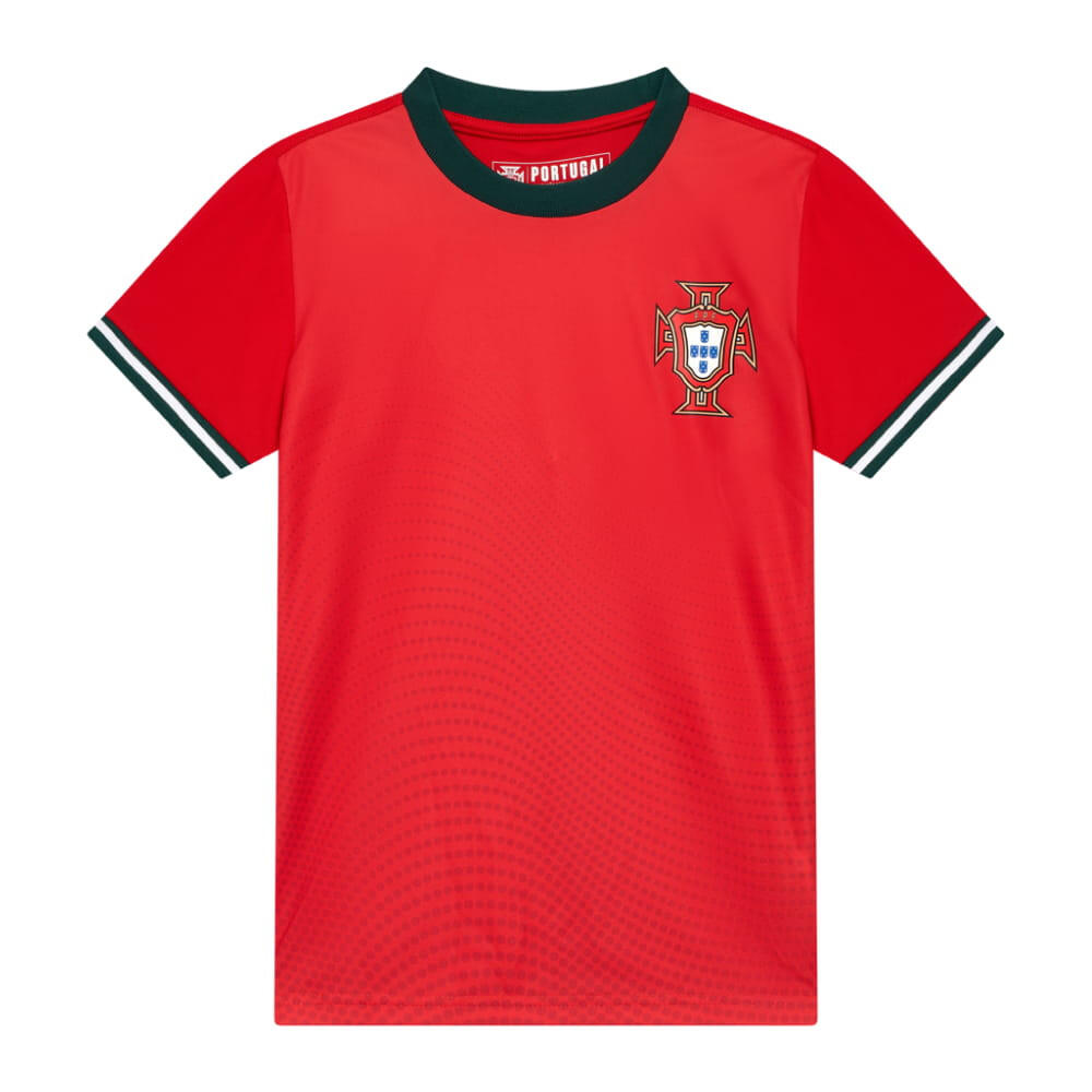 Conjunto Portugal Niño Cristiano Ronaldo 7 Mundial 2026 Réplica Oficial FPF 4/7