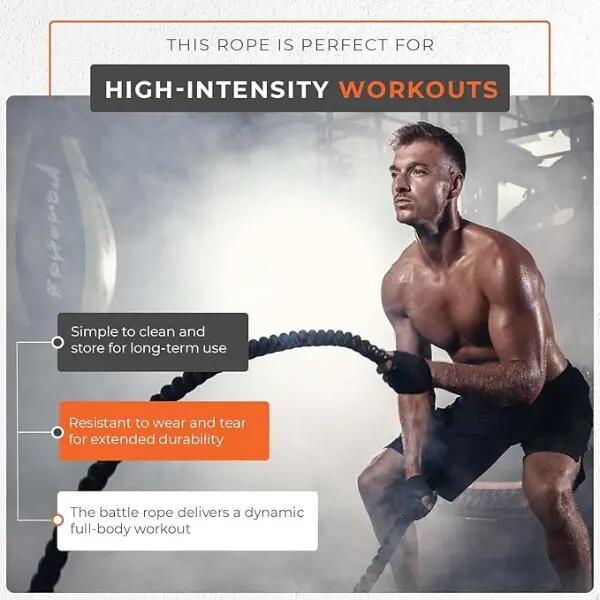 ITM Fitness Battle Rope 9m 5/5