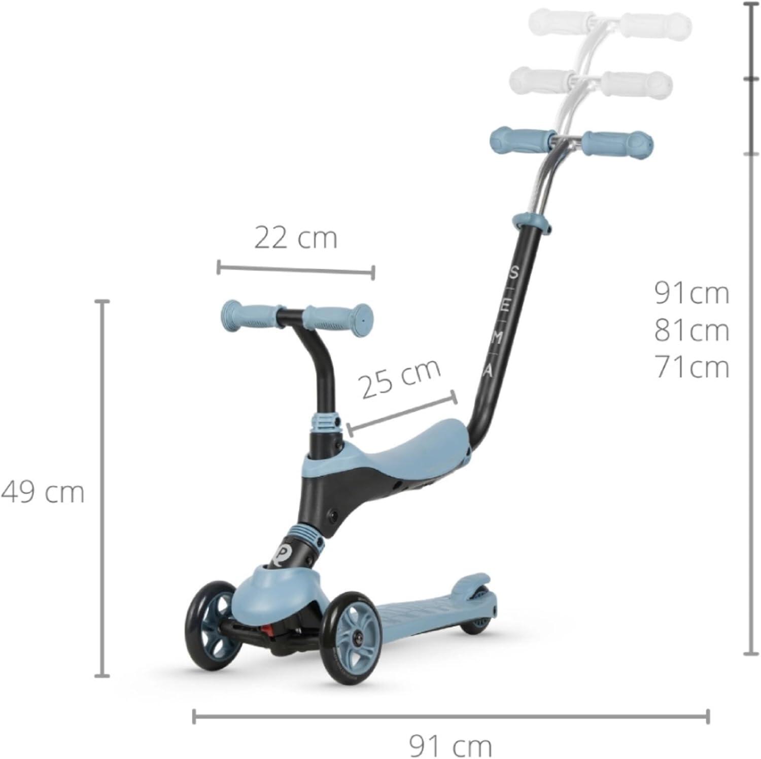 Patinete Qplay Sema Azul 6/7