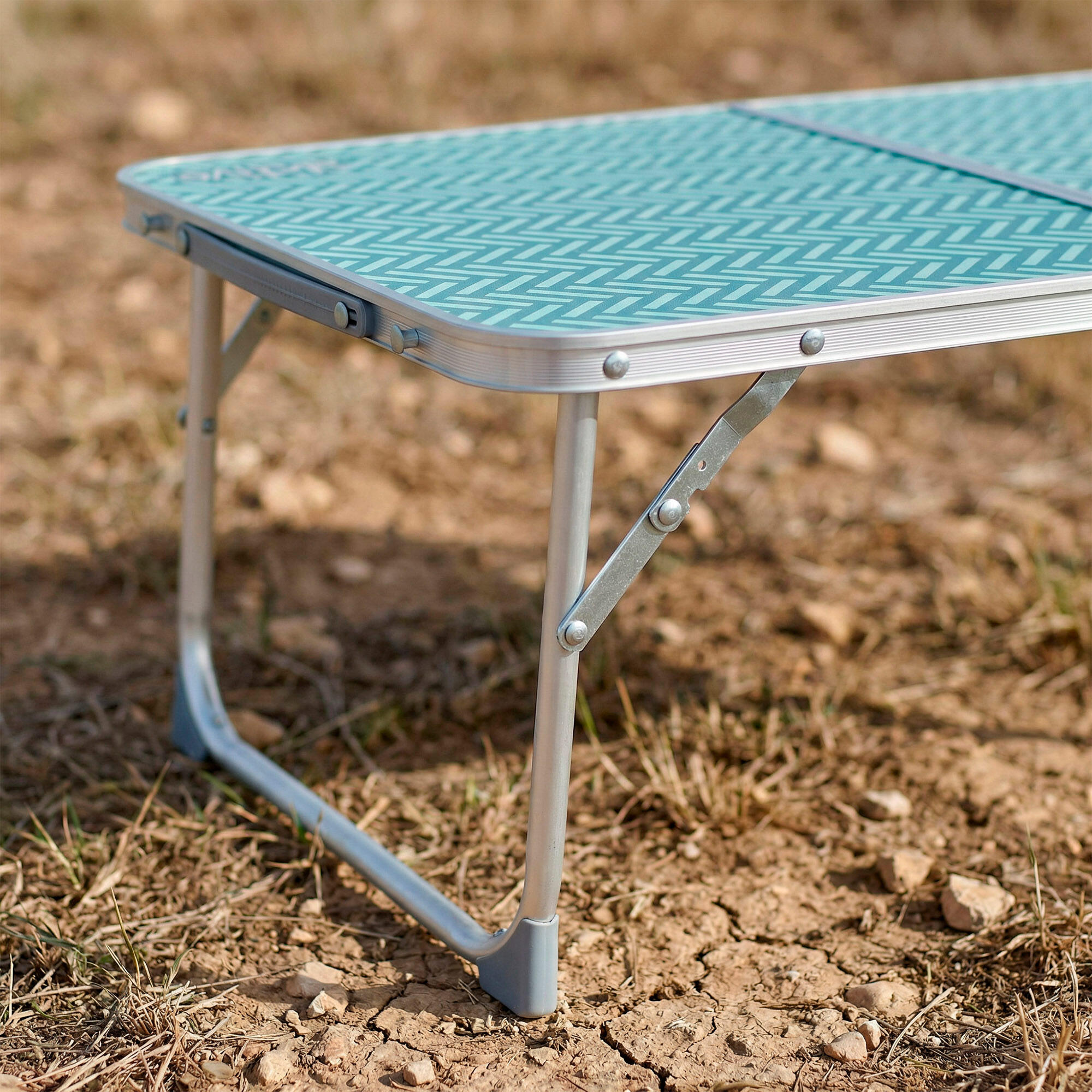 Aktive Mesa de camping plegable con asa para transporte 60x40x25 cm 6/7